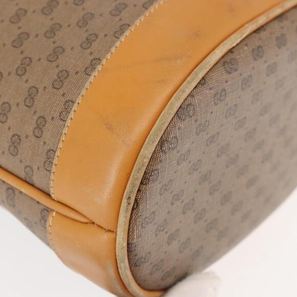 GUCCI Micro GG Supreme Shoulder Bag PVC Beige Gold 001 165 0937 Auth 143205 - Picture 15 of 16